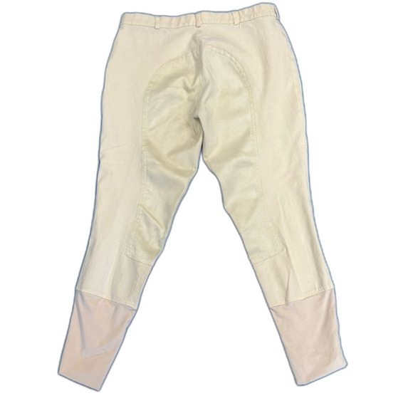 Thomas Cook Equestrian Women's white asparagus Full Seat Riding Pants 30 or 9/10 - Picture 4 of 12